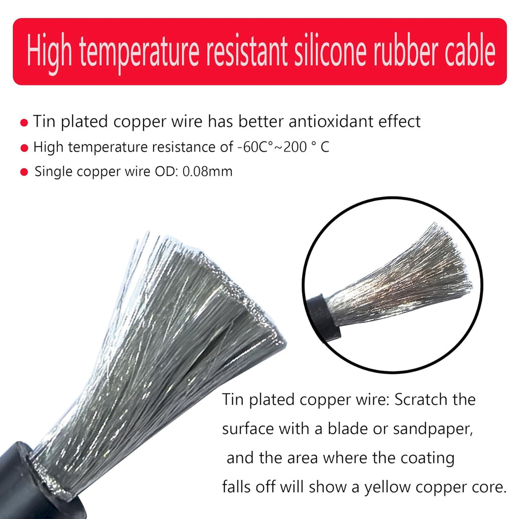 Suanqi Banana Plug to 2-Female 4Mm Banana Jack Socket Plug Splitter Adapter,3 Inches 1 Male to 2 Female 4Pack.