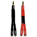 Cess-142X2 Banana Plug Splitter 2-In 1-Out, (2-Pack)