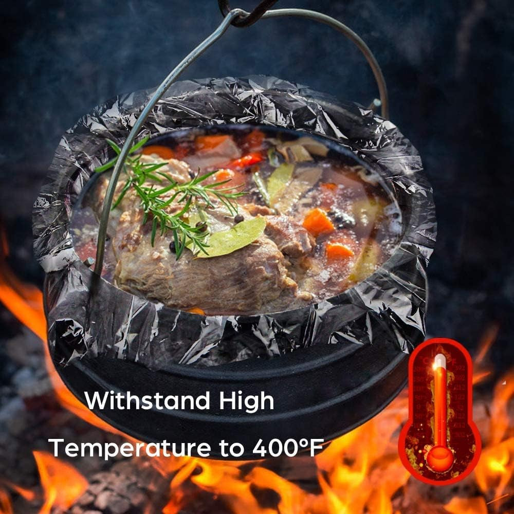 Slow Cooker Liners Disposable Cooking Bags Small Size Pot Liners Fit 1QT to 3QT Suitable for Oval & round Pot- 40 Bags