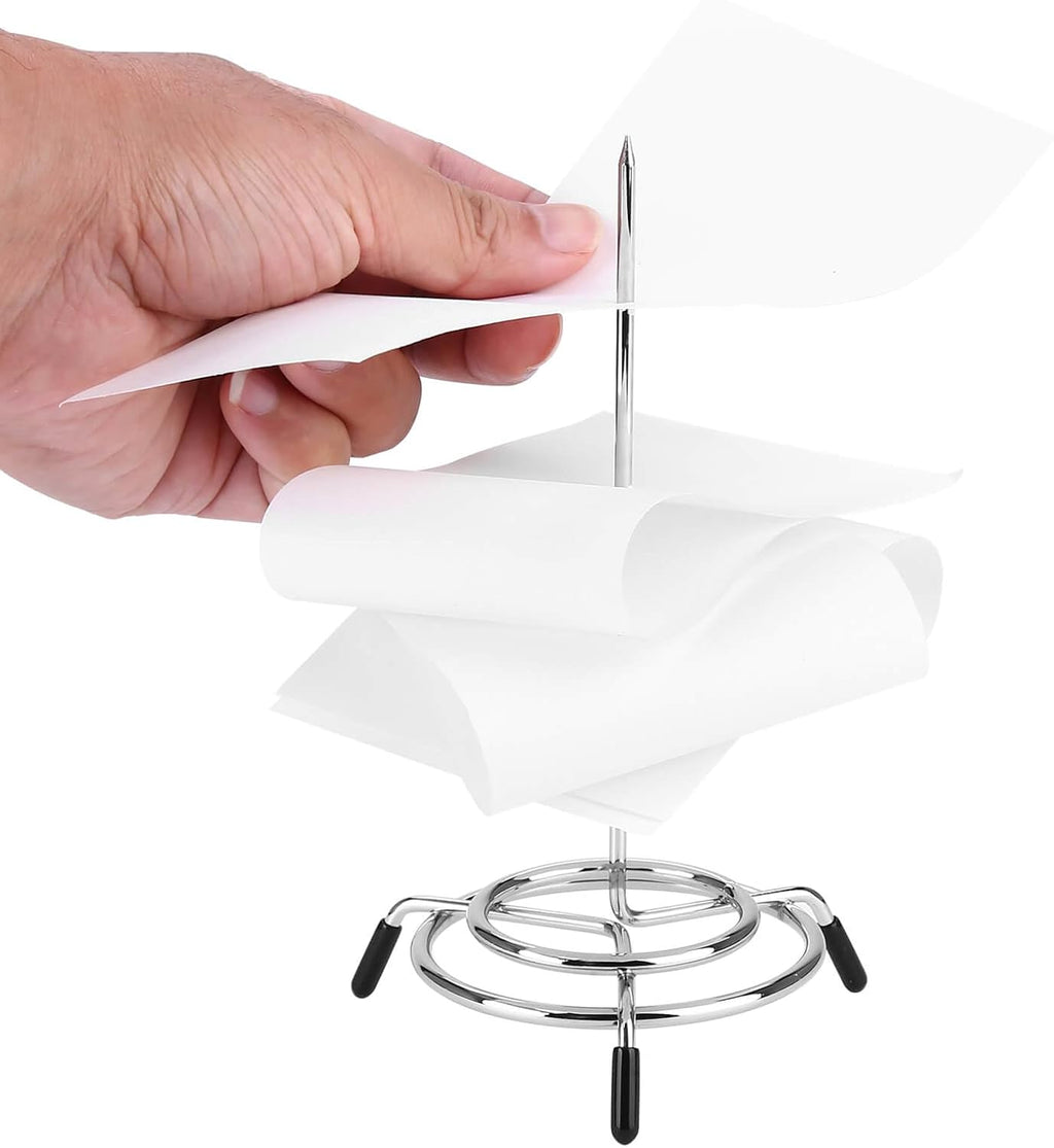 4PCS Ticket Stabber Holder, Receipt Spike, Ticket Spike, Check Spindle, Bill Fork,Ticket Stabber for Restaurant, Memo Holder