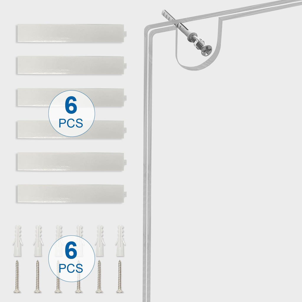 3 Pack Acrylic Sign Holder 8.5X11 Wall Mount Portrait – Clear Menu, Flyer & Picture Frame with Screws & Adhesive Tape, Wall Mounted Document Display for Office, School, Restaurant, Hotel, Public Space