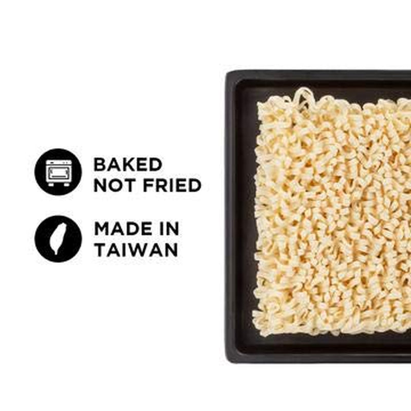 Wok Noodle Package, Healthy Asian Ramen, No Preservatives, Non-Fried Instant Noodles, Stir Fry, Set Includes Original BP Wok Noodles, 2.1 Oz.(Pack of 5)