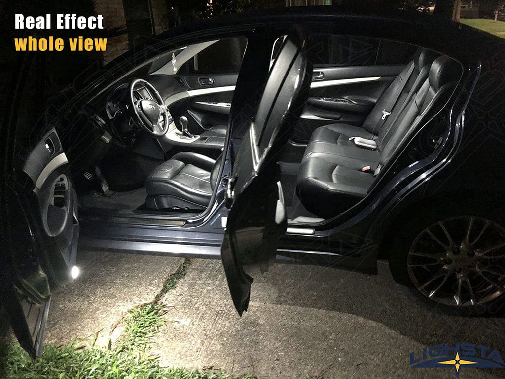 12PCS Super Bright White LED Interior Light Kit Package for Acura TL 2004 2005 2006 2007 2008 + License Plate Lights and Install Tool