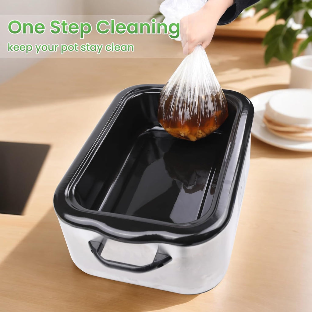 Electric Roaster Liners 34 X 18 Inch 15 Counts Disposable Roaster Liners Fits 16, 18, 22 Quarts Roasters, Roasting Oven Liners Cooking Bags for Immediate Cleanup