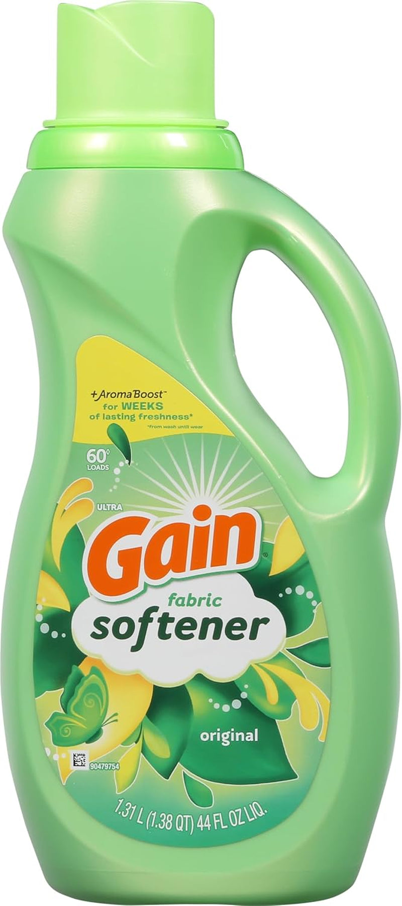Liquid Fabric Softener, Original Scent, 44 FL OZ LIQ., 60 Loads, Smooth Touch - Softness You Can Feel