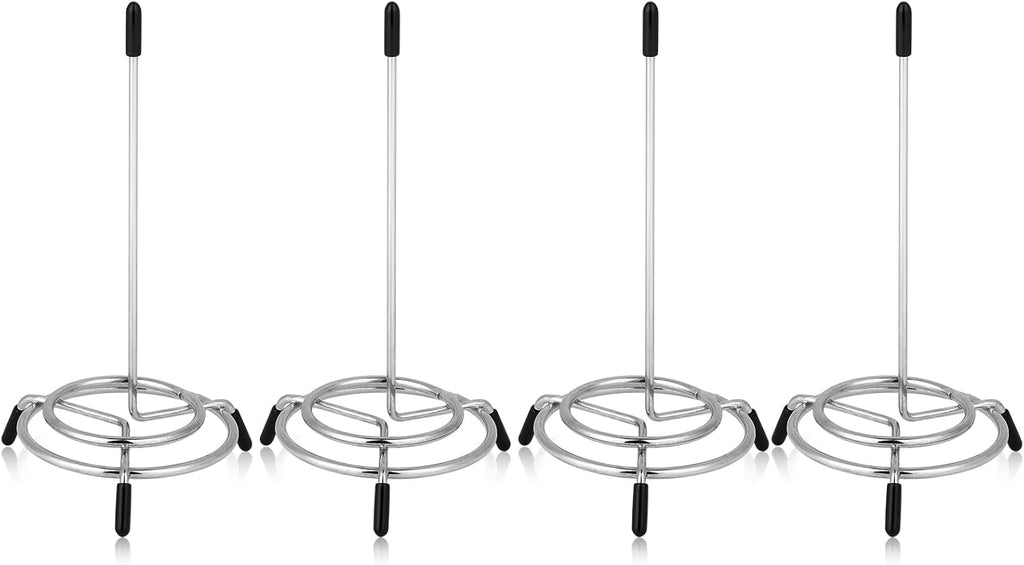 4PCS Check Spindle, Receipt Holder Spike, Stainless Steel Bill Fork, Memo Holder Spike