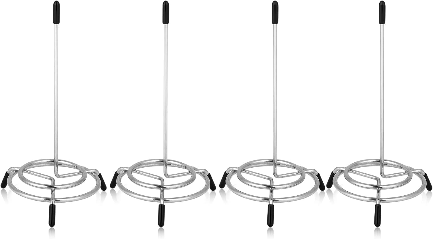4PCS Check Spindle, Receipt Holder Spike, Stainless Steel Bill Fork, Memo Holder Spike